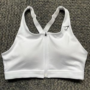 Gymshark Zip Up Training Sports Bra